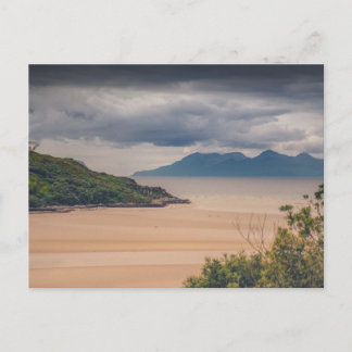 Cartes Pour Fêtes Annuelles Plage de Morar et île d'Eigg