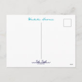 Cartes Pour Fêtes Annuelles Plage de Waikiki (Dos)