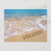 Cartes Pour Fêtes Annuelles Plage des Bahamas tropicales (Devant)