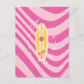 Cartes Pour Fêtes Annuelles Plage, Plage Art, Vibes tropicales, Preppy (Devant)