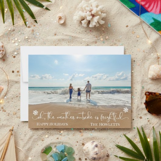 Cartes Pour Fêtes Annuelles Plage Vacances Tropicales Vacances Noël Photo