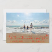 Cartes Pour Fêtes Annuelles Plage Vacances Tropicales Vacances Noël Photo (Devant)