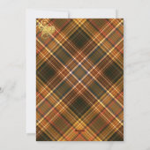 Cartes Pour Fêtes Annuelles Plaid Custom Photo Christmas (Dos)