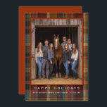 Cartes Pour Fêtes Annuelles Plaid Tartan Equestrian Barn Ranch Christmas<br><div class="desc">Send warm holiday wishes with this Plaid Tartan Equestrian Holiday Christmas Card, featuring a rustic plaid tartan design and elegant equestrian flair. Perfect for horse lovers, barn owners, ranch families, or anyone who appreciates classic country style, this card beautifully blends rustic charm with warm holiday greetings. Easily customize with your...</div>
