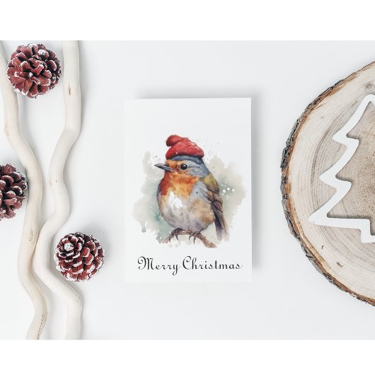 Cartes Pour Fêtes Annuelles Plaisir d'hiver de Robin, sur mesure