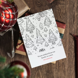 Cartes Pour Fêtes Annuelles Plan Coloriage De Noël