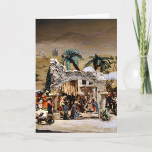 Cartes Pour Fêtes Annuelles Plan de la crèche pour Noël