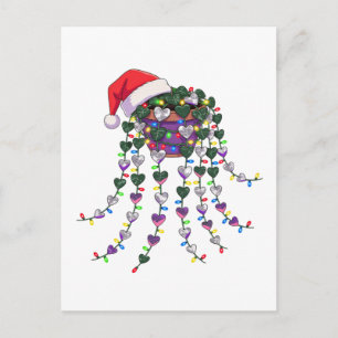 Cartes Pour Fêtes Annuelles Plante tropicale festive en pot portant un chapeau