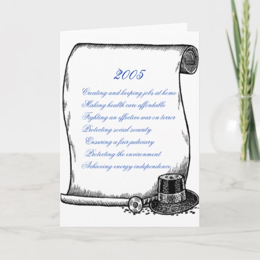 Cartes Pour Fêtes Annuelles Plate-forme de DNC pour 2005 salutations de (Devant)