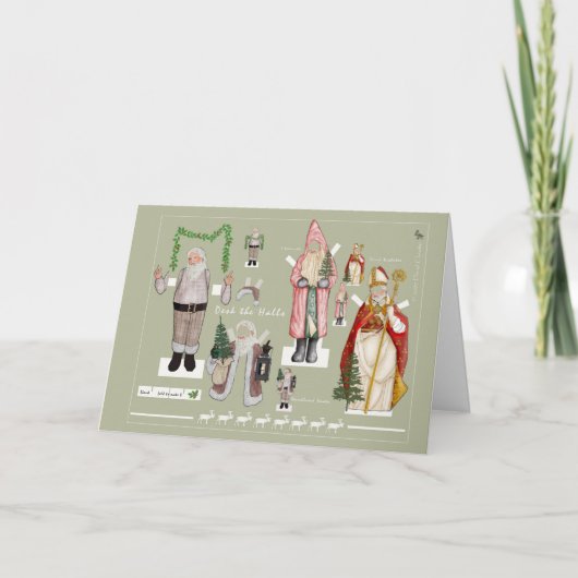 Cartes Pour Fêtes Annuelles Plate-forme les halls (Devant)