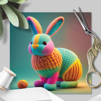 Cartes Pour Fêtes Annuelles Playful Cute Bunny Easter
