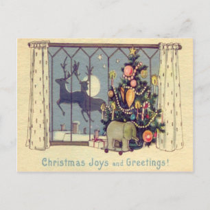 Cartes Pour Fêtes Annuelles Pleine lune Jouets de sapin de Noël