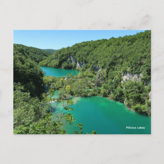 Cartes Pour Fêtes Annuelles Plitvice Lakes Croatia (Devant)