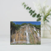 Cartes Pour Fêtes Annuelles Plitvice Lakes Croatia (Debout devant)