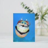 Cartes Pour Fêtes Annuelles Plongée sous-marine Oeuf de Pâques (Debout devant)