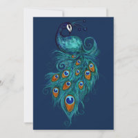 Plumes de paon Peacocks Turquoises