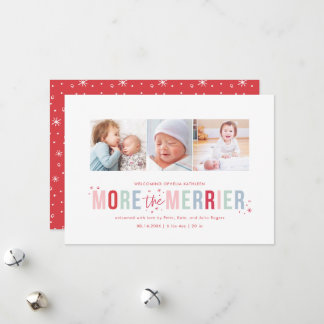 Cartes Pour Fêtes Annuelles Plus d'annonces de naissance de jour férié Merrier