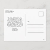 Cartes Pour Fêtes Annuelles Plus de joie cette année fun mignon une photo Noël (Dos)