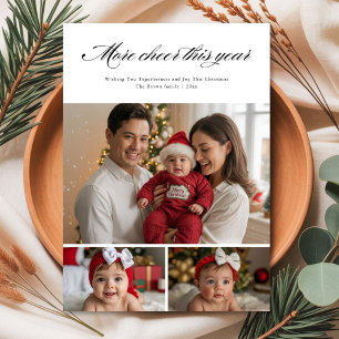 Cartes Pour Fêtes Annuelles Plus de joie cette année - Joyful Family Christmas