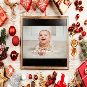 Cartes Pour Fêtes Annuelles Plus de joie cette année Nouveau bébé Noël