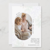 Cartes Pour Fêtes Annuelles Plus de photos ovale Merrier Grossesse de Noël (Devant)