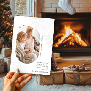Cartes Pour Fêtes Annuelles Plus de photos ovale Merrier Grossesse de Noël