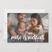 Cartes Pour Fêtes Annuelles Plus d'informations sur Merrier Holiday Photo (Devant)