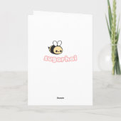 Cartes Pour Fêtes Annuelles Plus doux que le Vomit d'abeille (Dos)