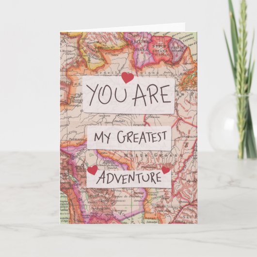 Cartes Pour Fêtes Annuelles Plus grande aventure - Valentines Day Card (Devant)