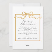 Cartes Pour Fêtes Annuelles Plus joyeux ensemble Photo Élégant Noël (Dos)