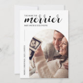 Cartes Pour Fêtes Annuelles Plus la grossesse moderne de Noël est Merrier (Devant)