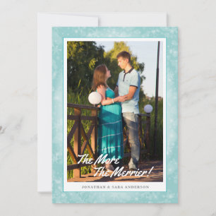 Cartes Pour Fêtes Annuelles Plus la photo verticale de Merrier Noël