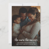 Cartes Pour Fêtes Annuelles Plus La Superposition De Noël De Merrier Photo (Devant)