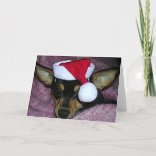 Cartes Pour Fêtes Annuelles Plus petit Elf de Père Noël