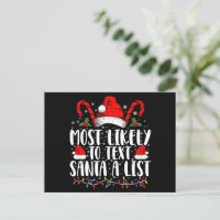 Plus susceptible d'envoyer un SMS au Père Noël Une