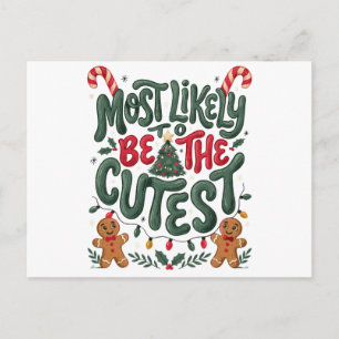 Cartes Pour Fêtes Annuelles Plus susceptible d'être le plus mignon biscuit de