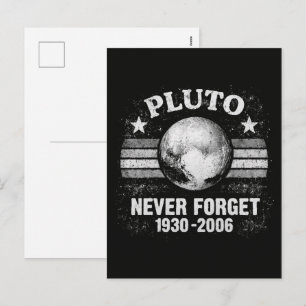 Cartes Pour Fêtes Annuelles Pluton N'oublie Jamais