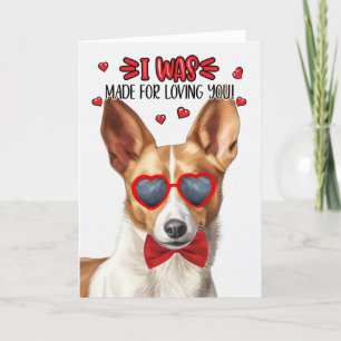 Cartes Pour Fêtes Annuelles Podengo Chien fait pour vous aimer Valentine