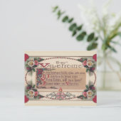 Cartes Pour Fêtes Annuelles Poème Valentine (Debout devant)