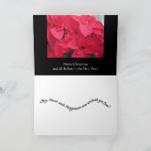 Cartes Pour Fêtes Annuelles Poinsettia (Intérieur)