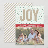 Cartes Pour Fêtes Annuelles Point Polka Joyeux (Devant / Derrière)