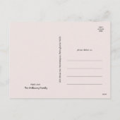 Cartes Pour Fêtes Annuelles Pointe Polka vert Pointe Verticale Photo unique (Dos)