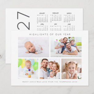 Cartes Pour Fêtes Annuelles Points forts du calendrier photo de l'année 5 Noël