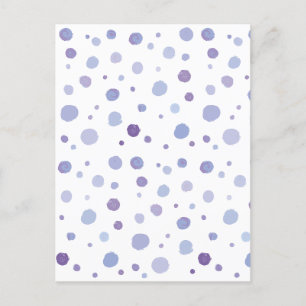 Cartes Pour Fêtes Annuelles pois peints à la main