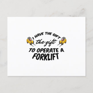 Cartes Pour Fêtes Annuelles Poison de Forklift