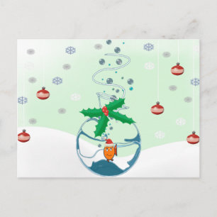 Cartes Pour Fêtes Annuelles Poisson de Noël