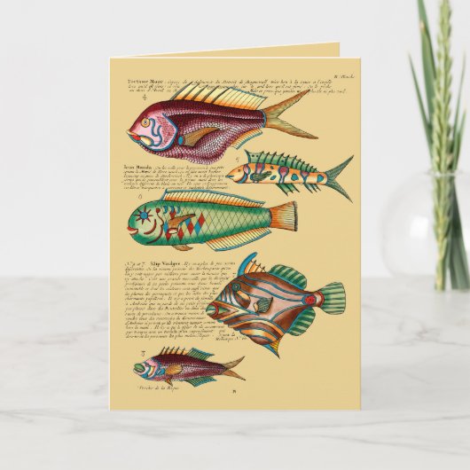 Cartes Pour Fêtes Annuelles Poisson rouge et amis (Devant)