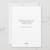 Cartes Pour Fêtes Annuelles Polar Bear Christmas  (Dos)