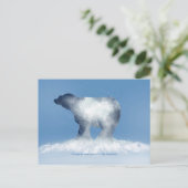 Cartes Pour Fêtes Annuelles Polar Bear Sweater Weather Postcard (Debout devant)
