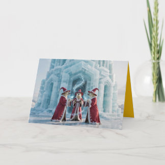 Cartes Pour Fêtes Annuelles Polar Bear Witch Halloween Card